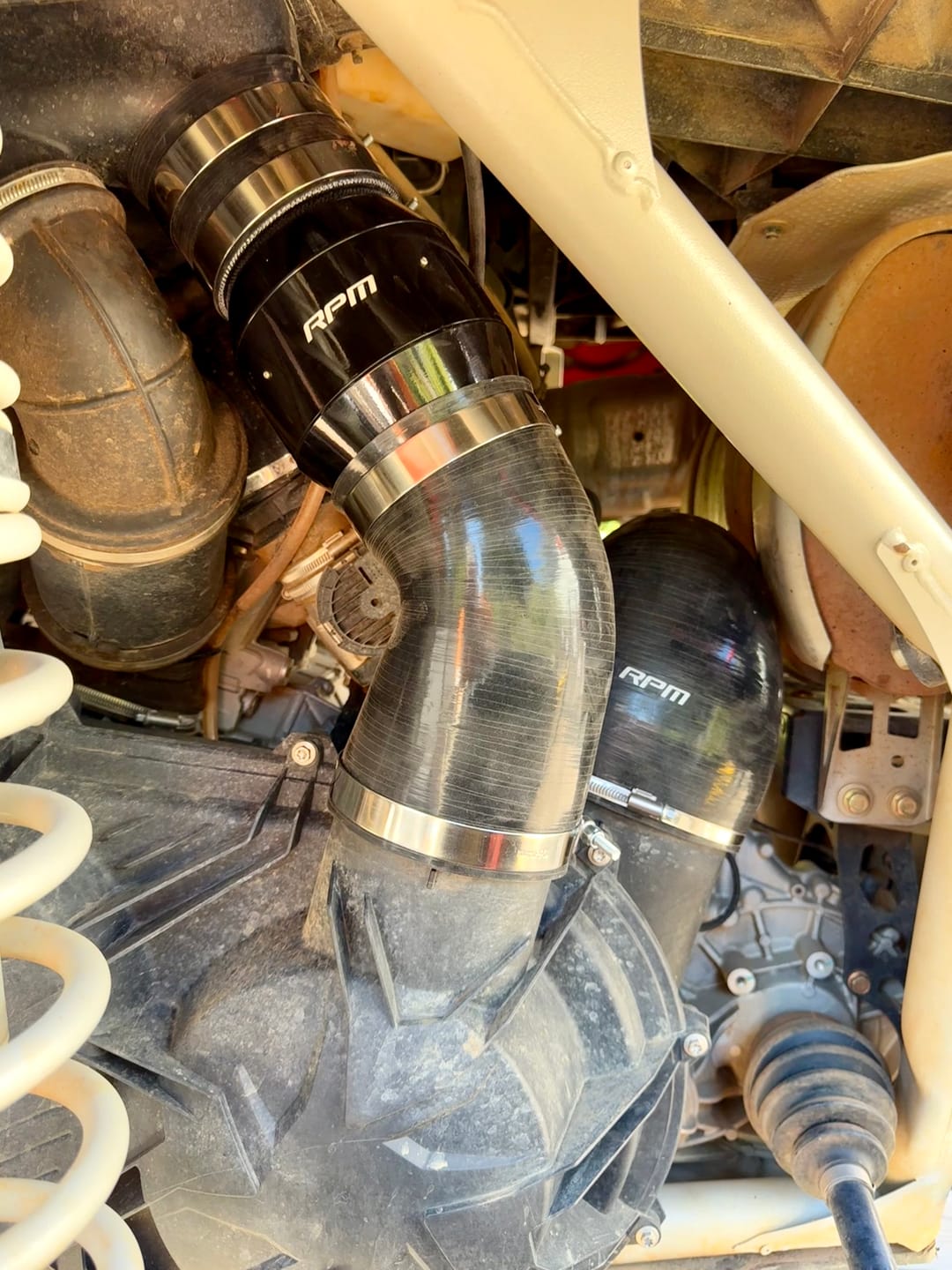 Customer photo review of RPM X3 "SHORTY" Reduced Height Silicone Clutch Exhaust Vent Silicone