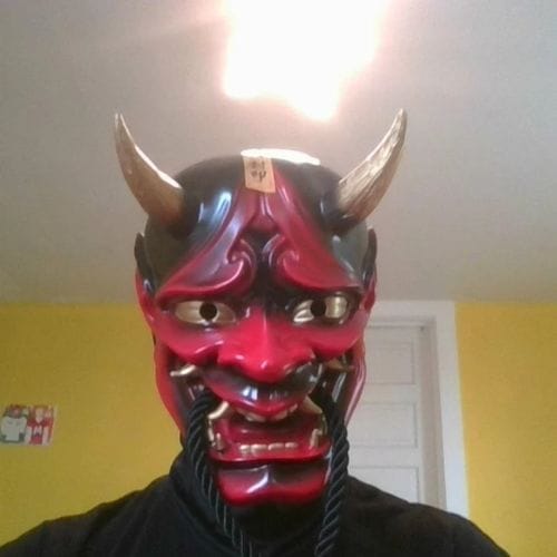 Customer photo review of The Hannya Mask (Blank Edition)