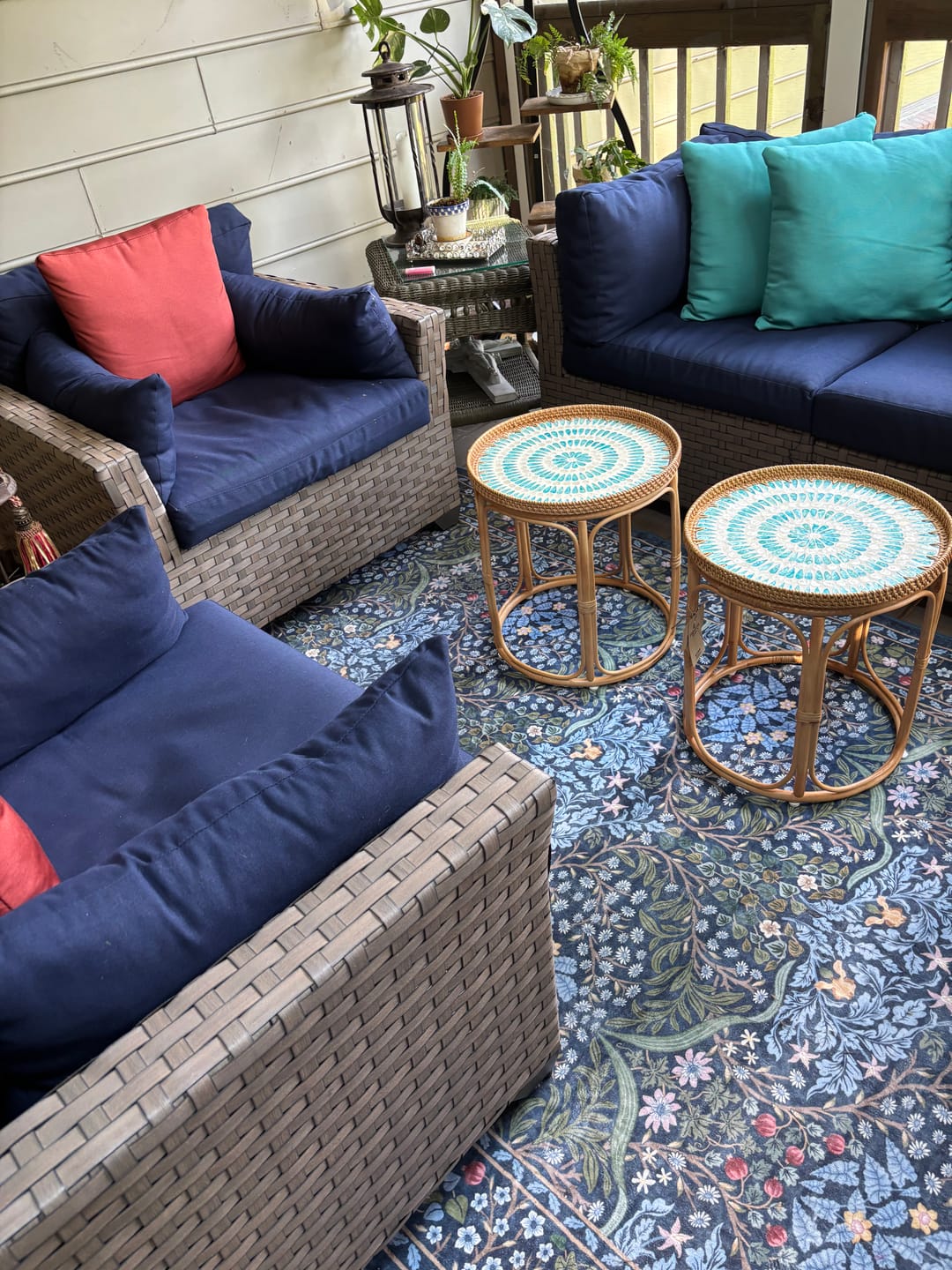 Customer photo review of Serene Rattan Table