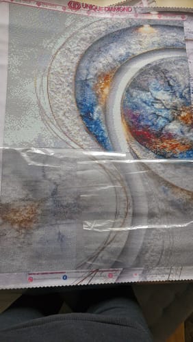 Customer photo review of 5D Diamond Painting – Sphären der Stille