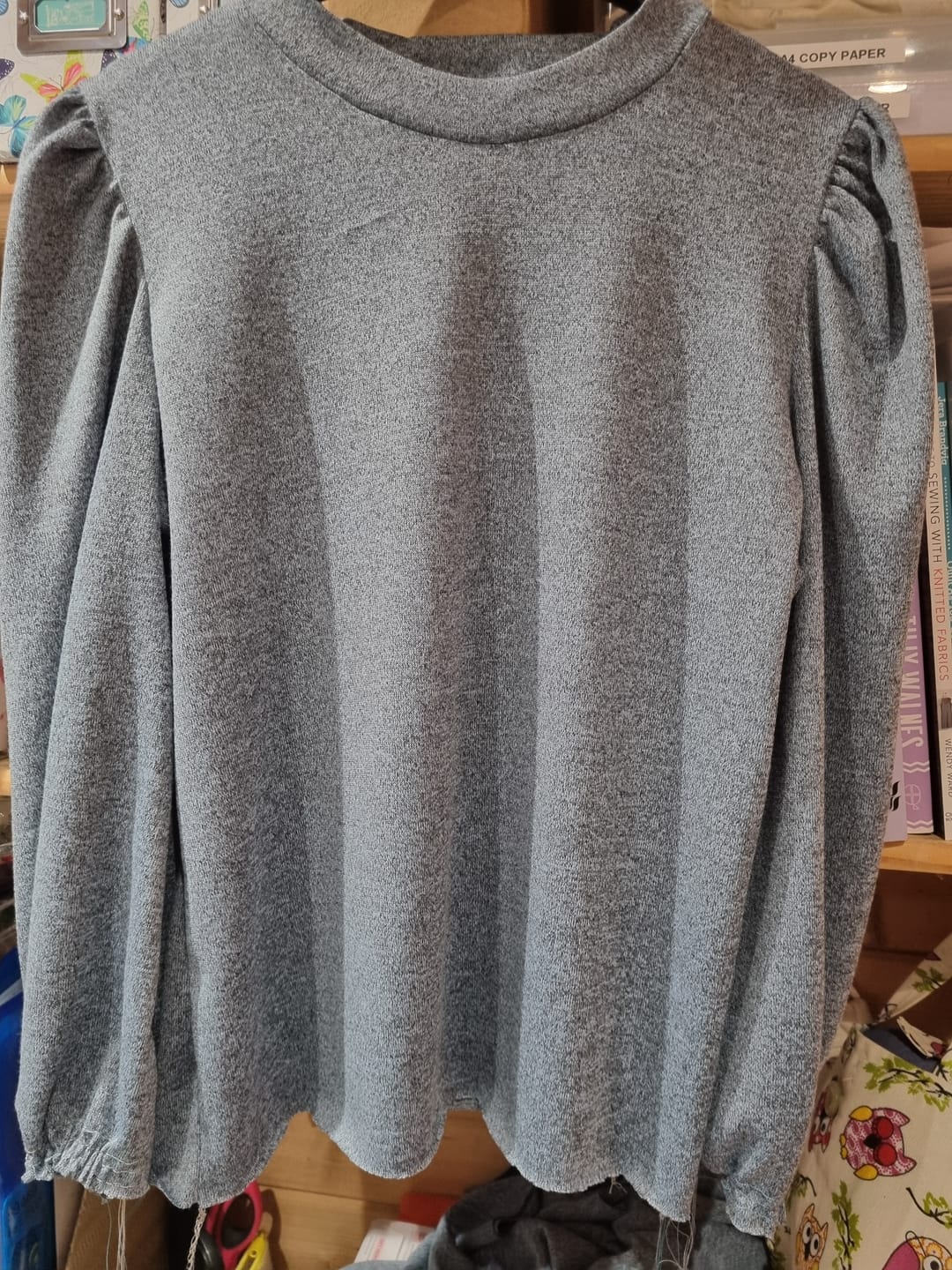 Customer photo review of Melange Knit Fabric