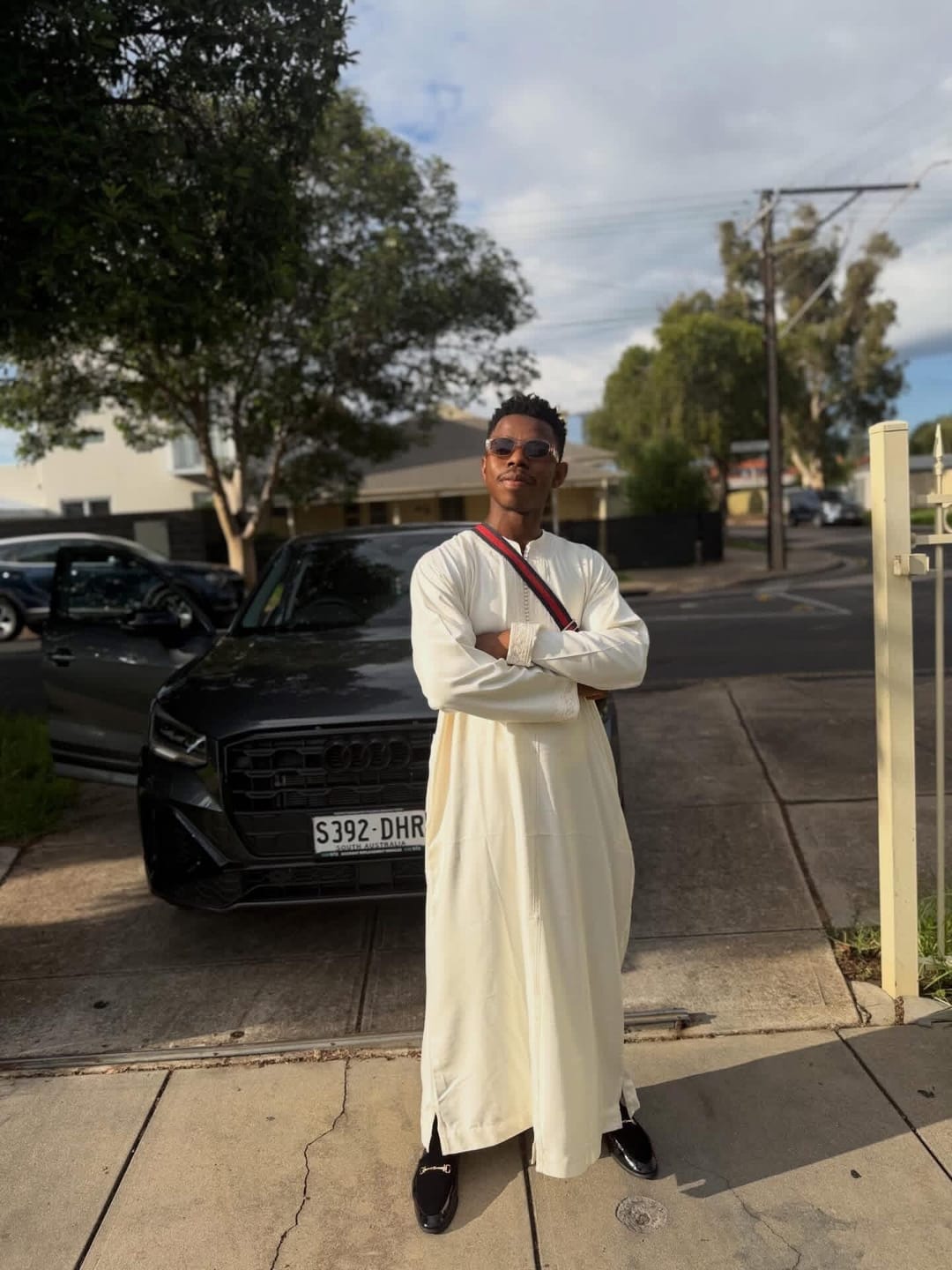 Customer photo review of Premium Moroccan Thobe - White
