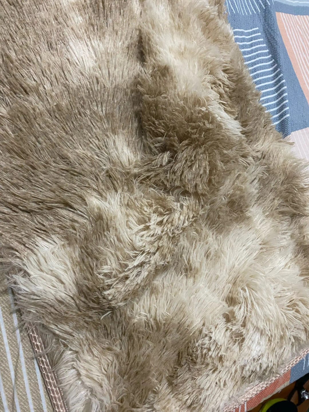 Customer photo review of FluffyDye Area Rug