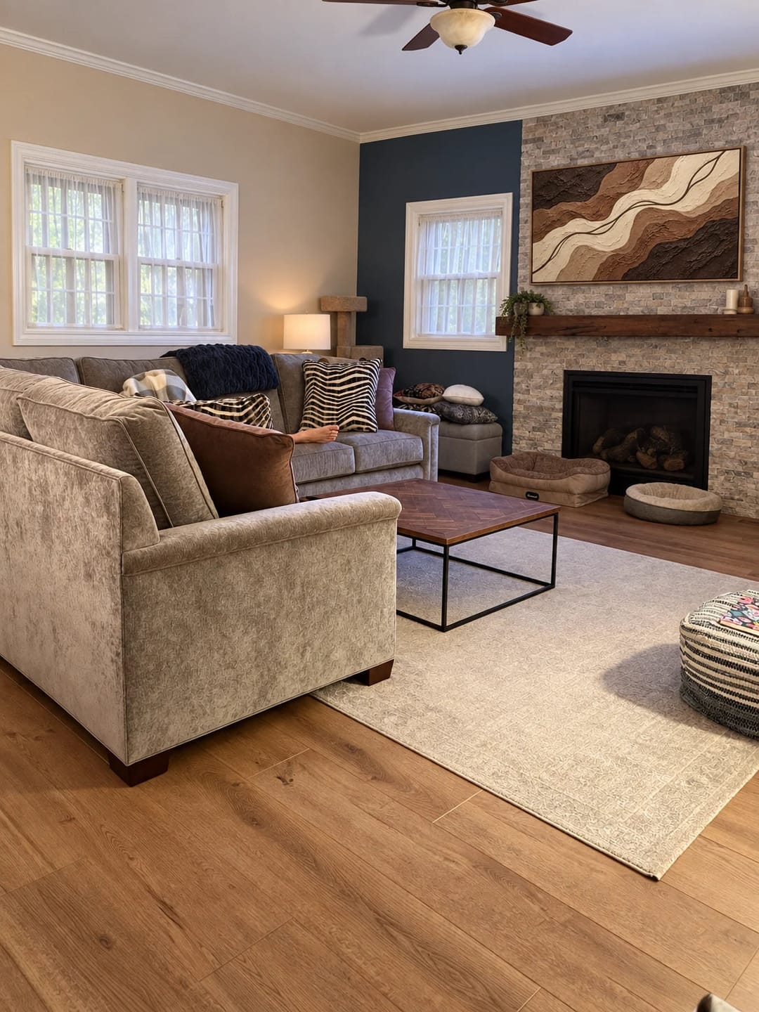 Customer photo review of Textured & Impasto Art | Earth River Layers