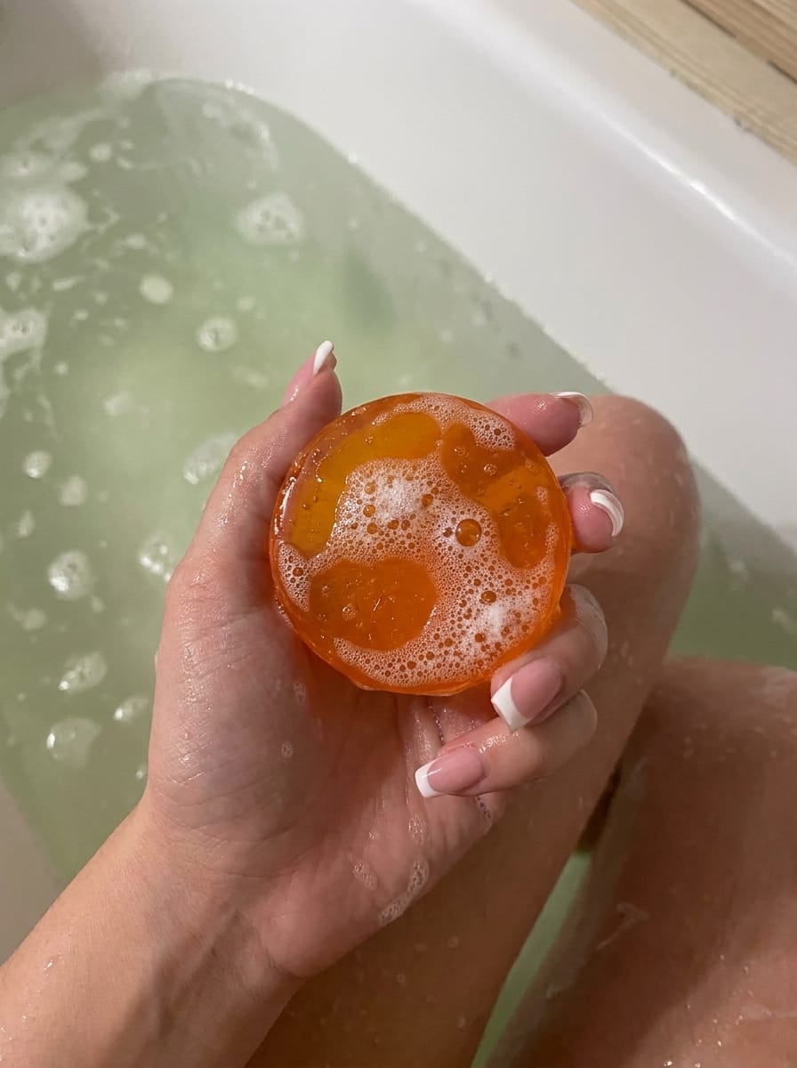 Customer photo review of Nonenal Cleaning Deodorant Persimmon Soap