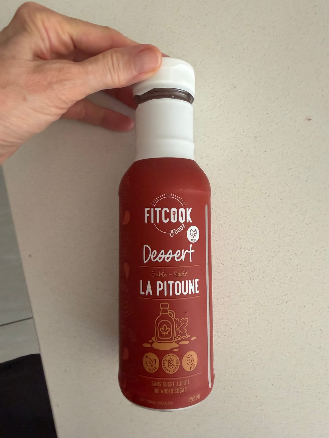 Customer photo review of Sauce Dessert - La Pitoune - Érable