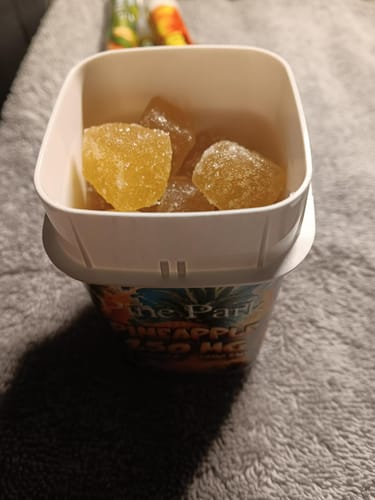 Customer photo review of Pineapple Delta-9 Gummies — 250mg