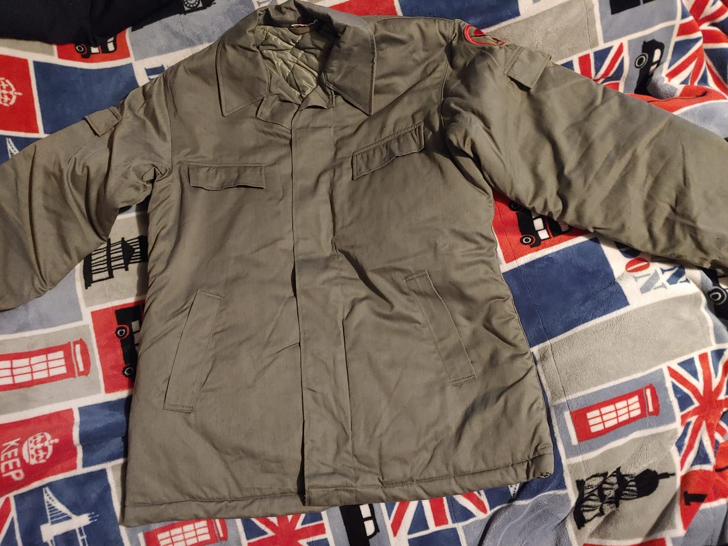 Customer photo review of Original German Military DDR Field Coat Army Issue Vintage Surplus Olive