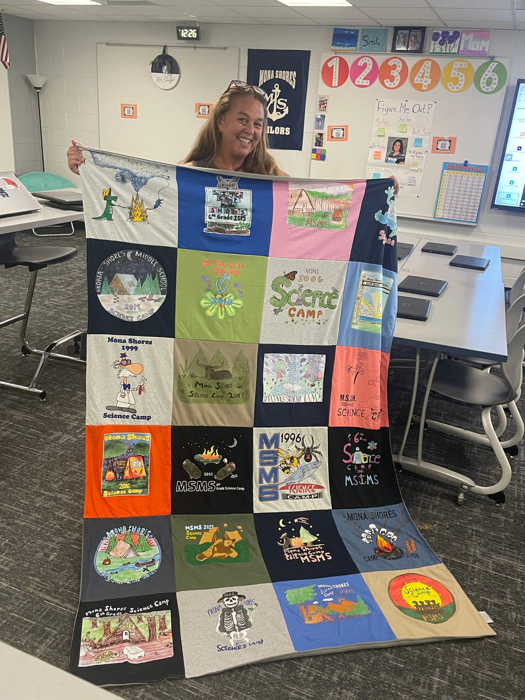 Customer photo review of Project Repat T-Shirt Quilt