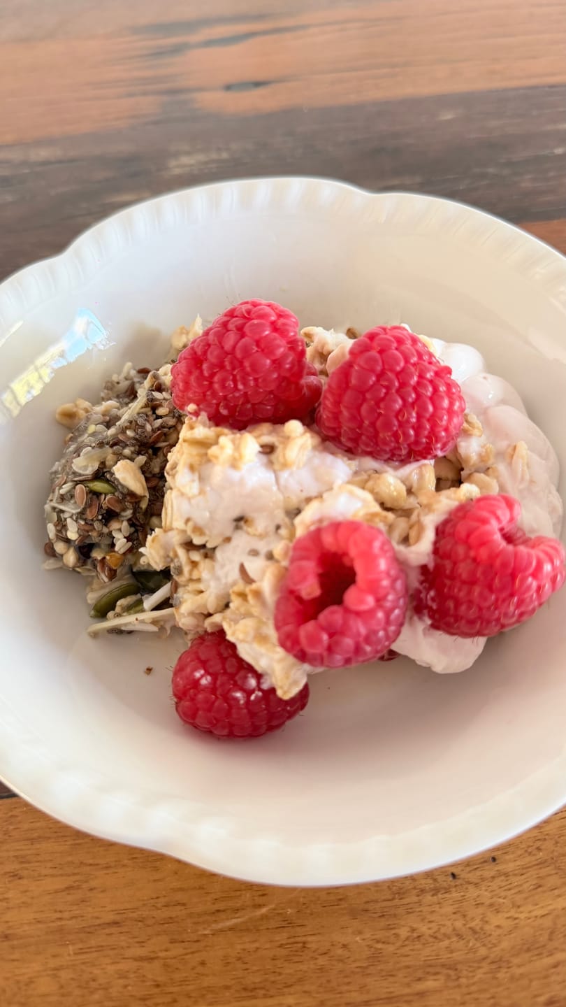 Customer photo review of Blend11: Low FODMAP, low carb, gluten free bircher muesli (Best Poos Ever!)