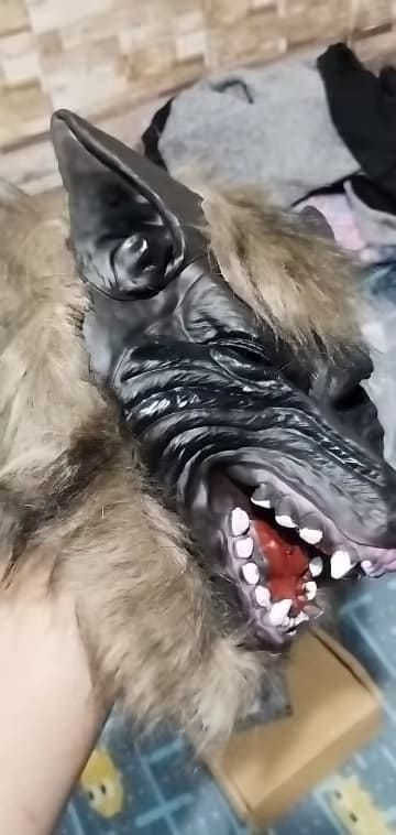 Customer photo review of Masque loup garou