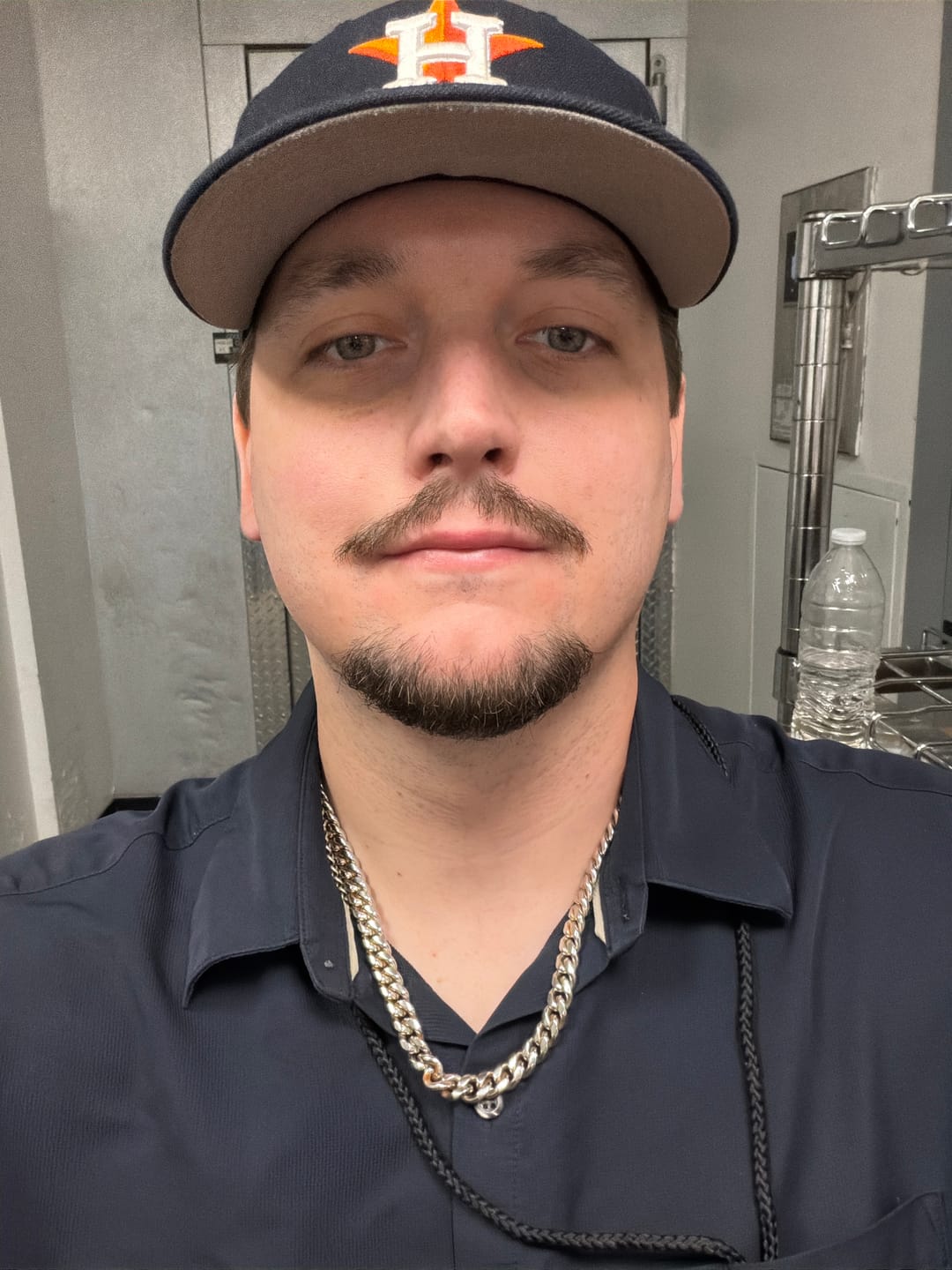 Customer photo review of 10mm Cuban Iced Clasp Chain - White Gold