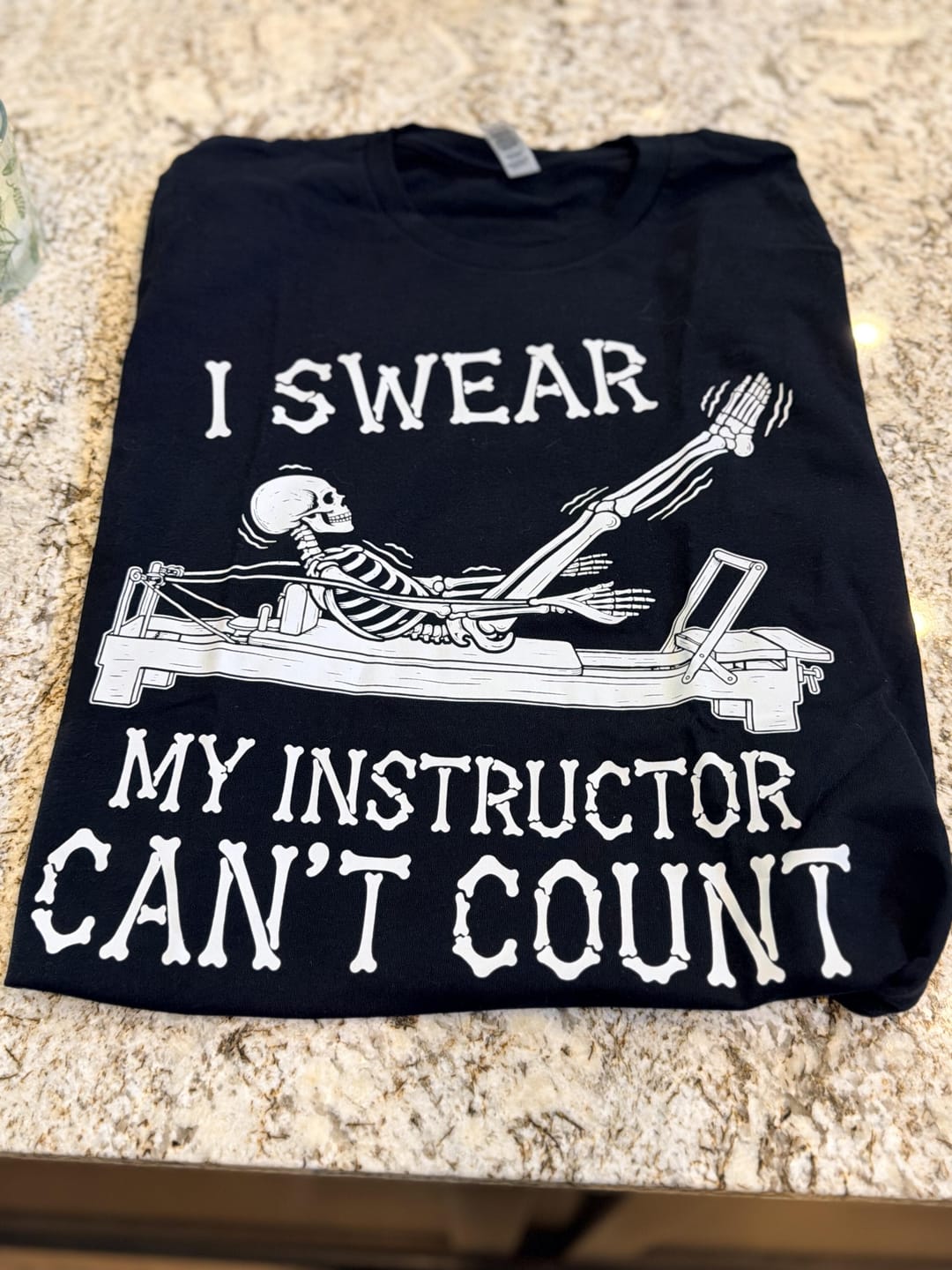 Customer photo review of Instructor Can’t Count T-shirt