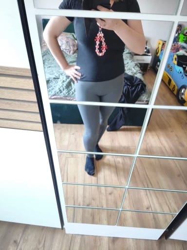 Customer photo review of Sculpt & Shape Compression Leggings