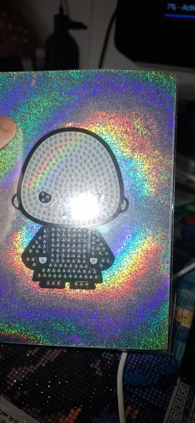 Customer photo review of Harry Potter Crystal Art Sticker Album - Starter Pack