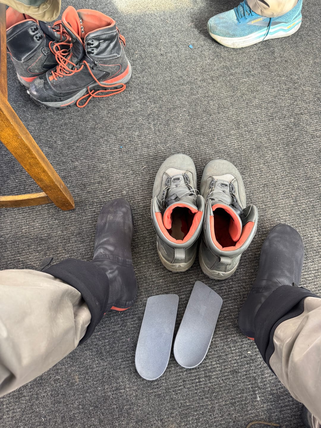 Customer photo review of CreekFeet Custom Orthotics