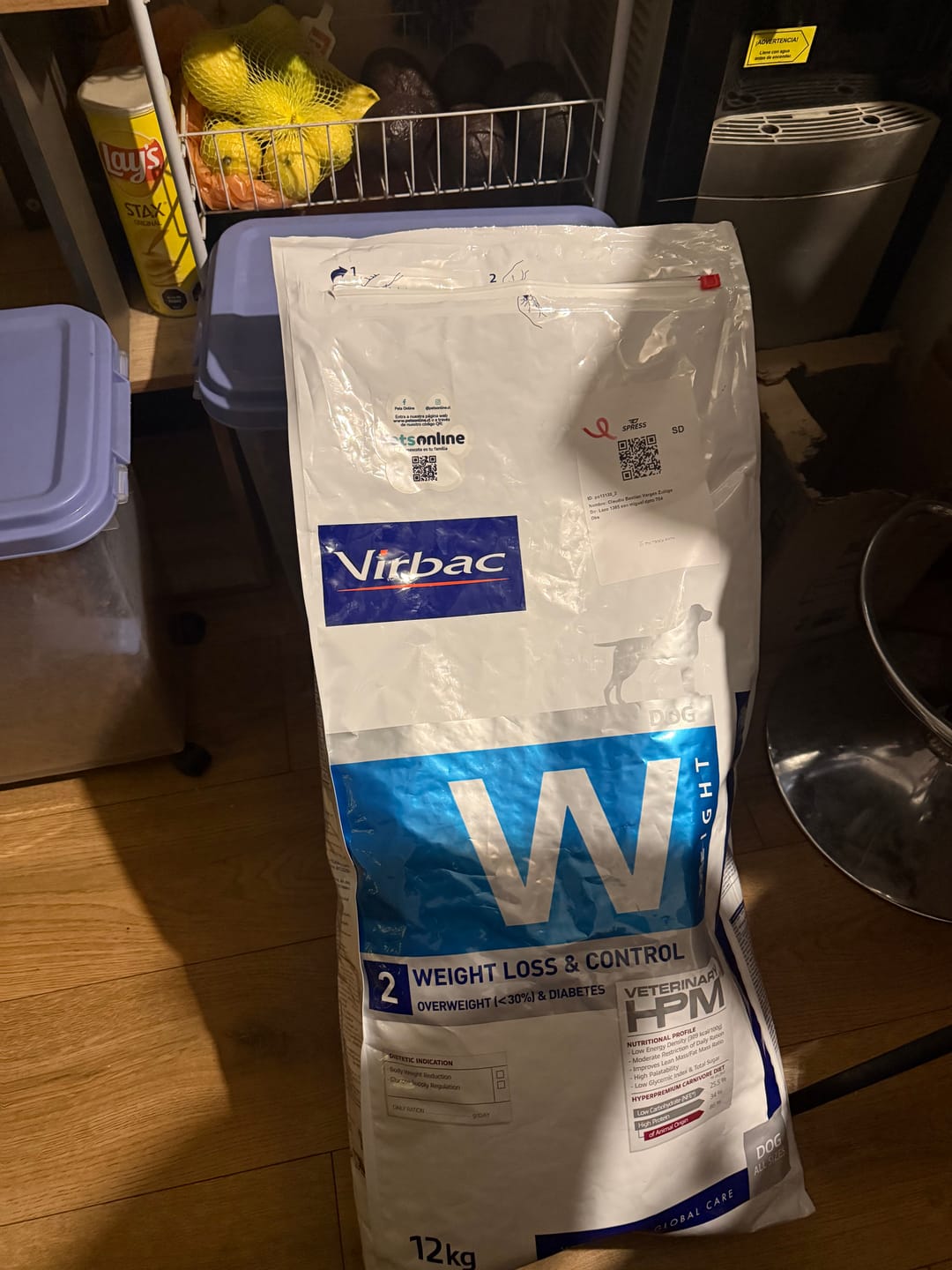 Customer photo review of Virbac HPM Dog Weight Loss & Control 12 kg Alimento para Perros con Sobrepeso