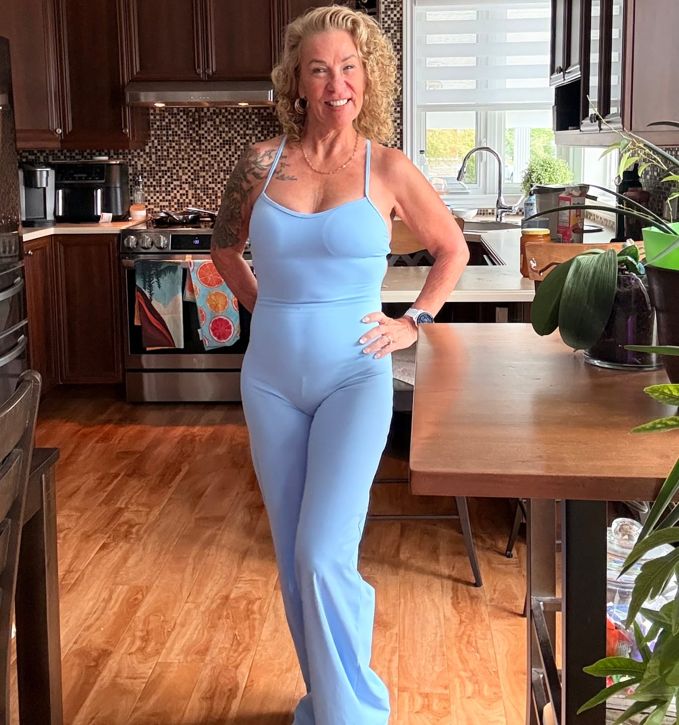 Customer photo review of The Amara Jumpsuit