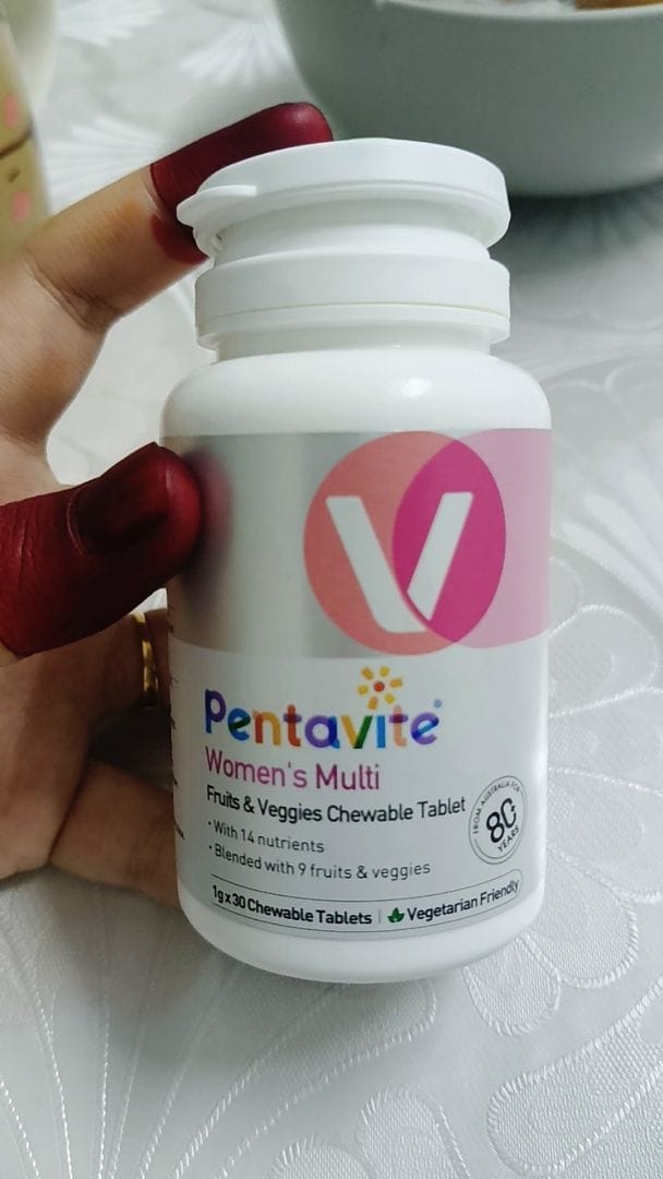 Customer photo review of Women’s Multi Fruits & Veggies Chewable Tablet