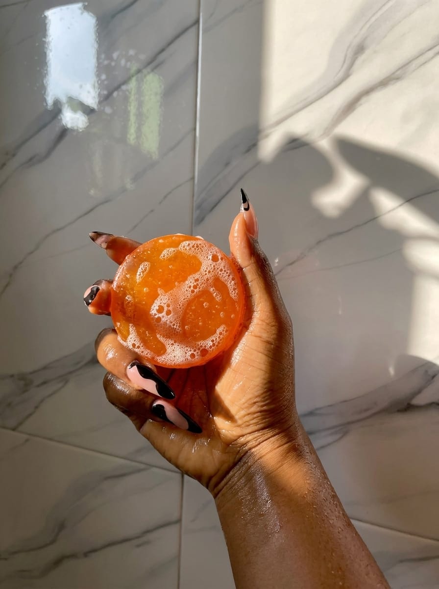 Customer photo review of Nonenal Cleaning Deodorant Persimmon Soap