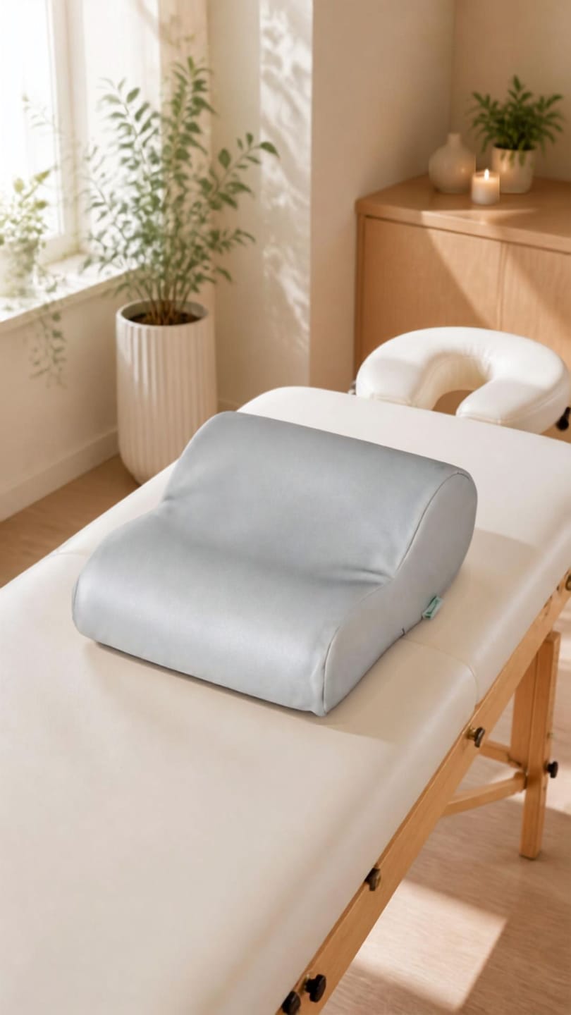 Customer photo review of Halbrolle für Massage | Nackenkissen | Polsterung Satin Comfort