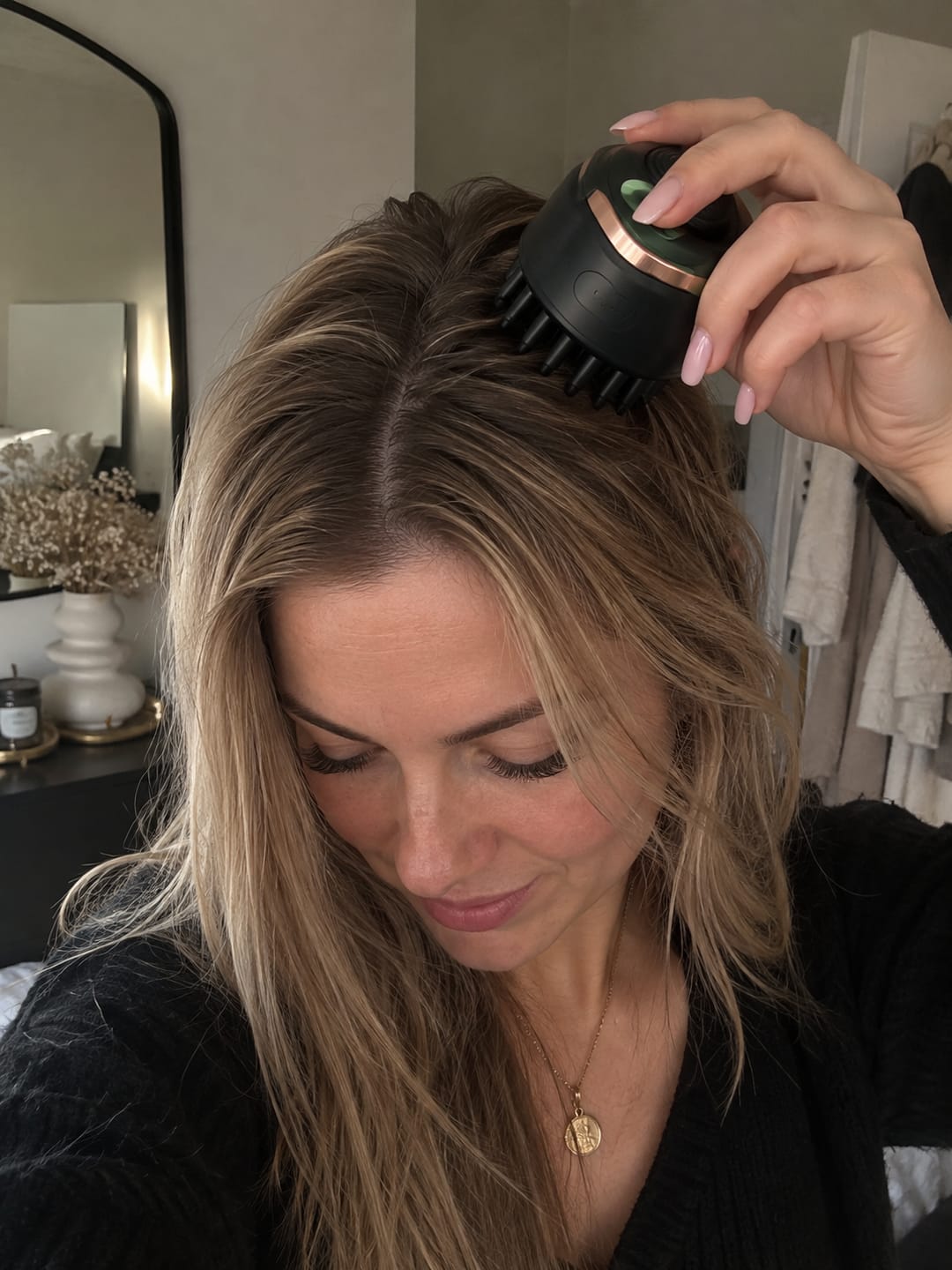 Customer photo review of GlowDrop - Haar Öl Applikator