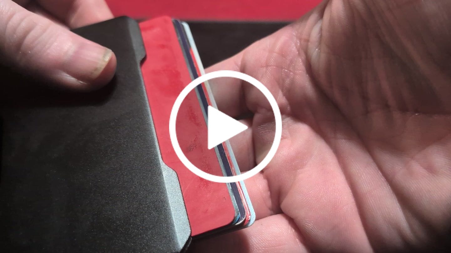 Customer video review of SK1 Slide Kick Wallet