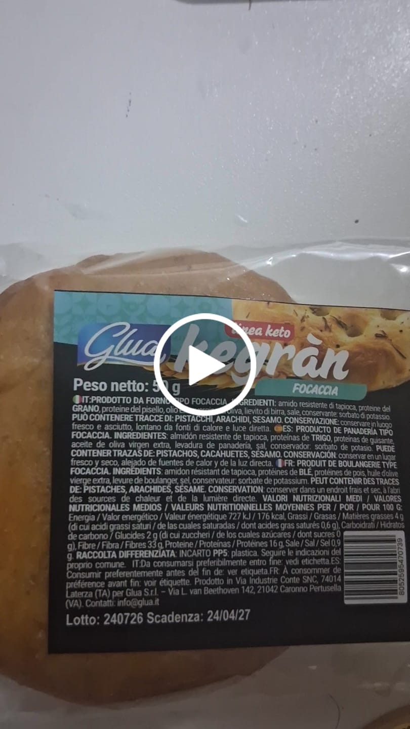 Customer video review of Kegràn Focaccia Proteica