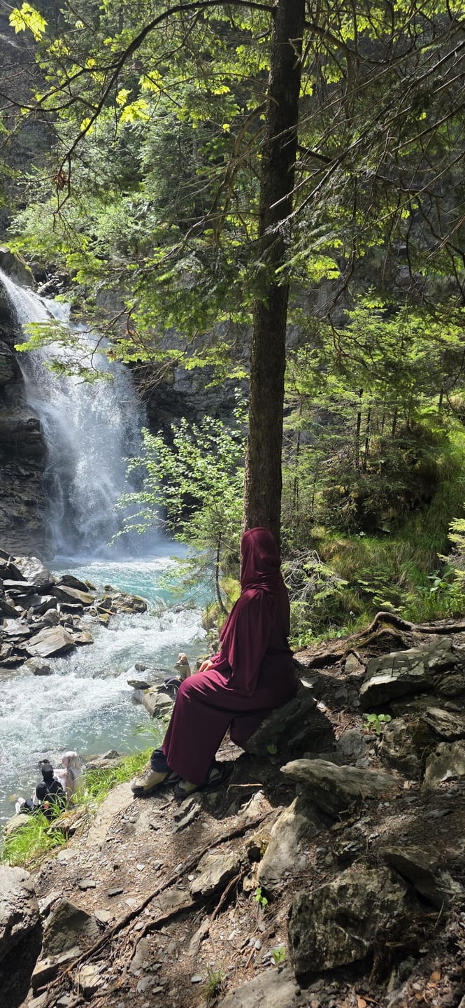 Customer photo review of Premium Jersey Hijab - Maroon
