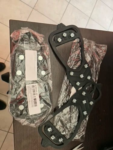 Customer photo review of Anti-Slip Ice Grips