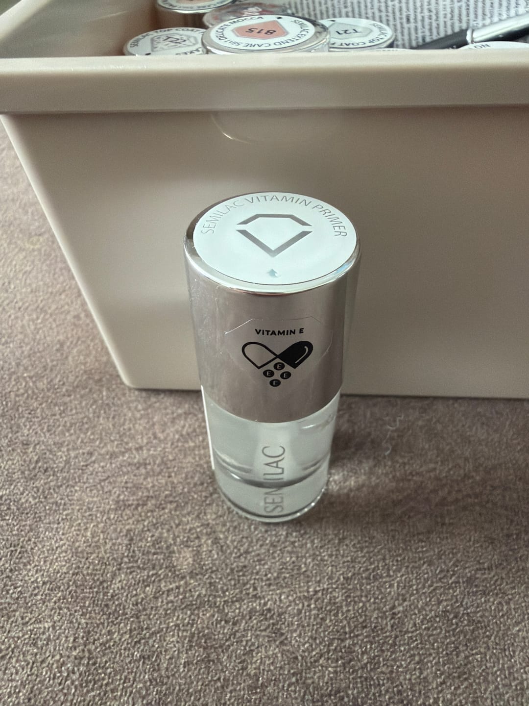 Customer photo review of Semilac Vitamin Primer for Nail Gel Polish 7 ml