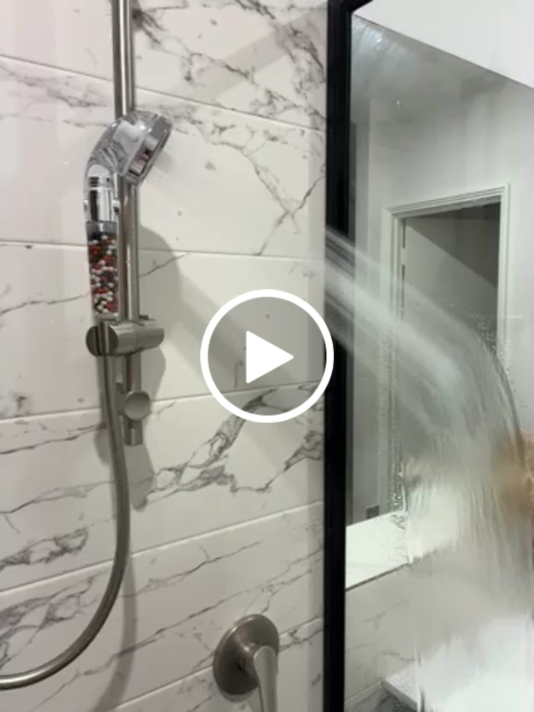 Customer video review of Shower Max by HolyH₂O™  | Filtered Showerhead for Better Skin & Hair