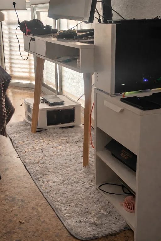 Customer photo review of FluffyDye Area Rug
