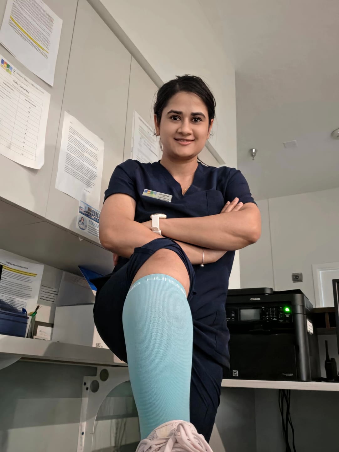 Customer photo review of NurseStrong Performance Compression Socks