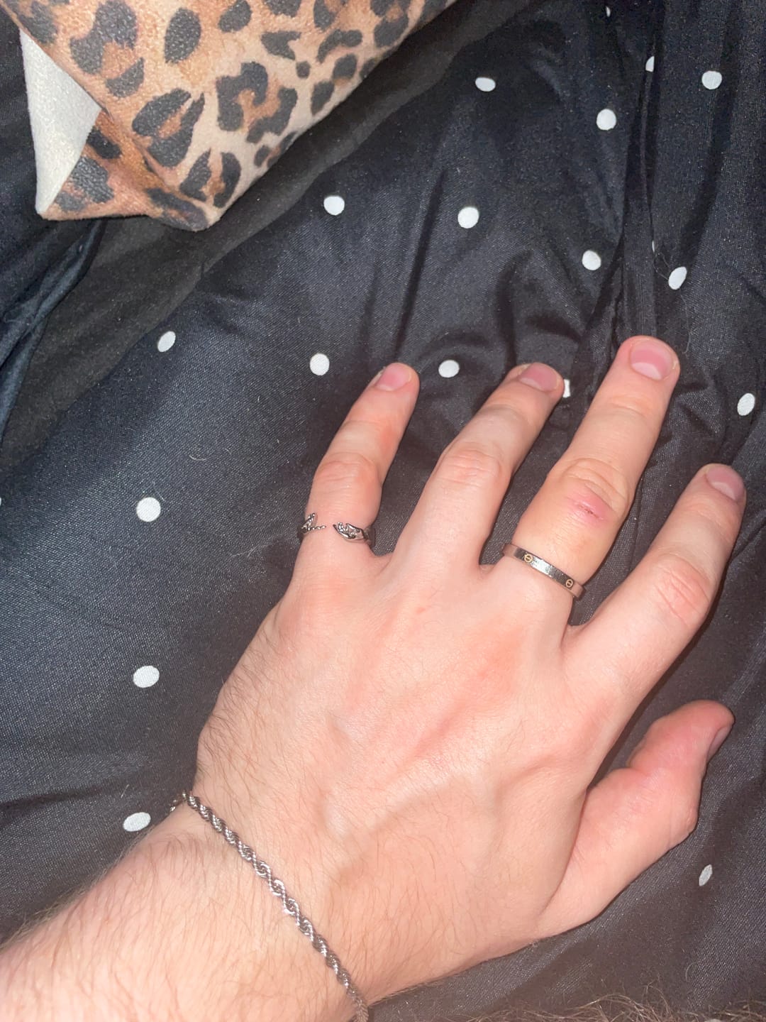 Customer photo review of Creation of Adam Ring