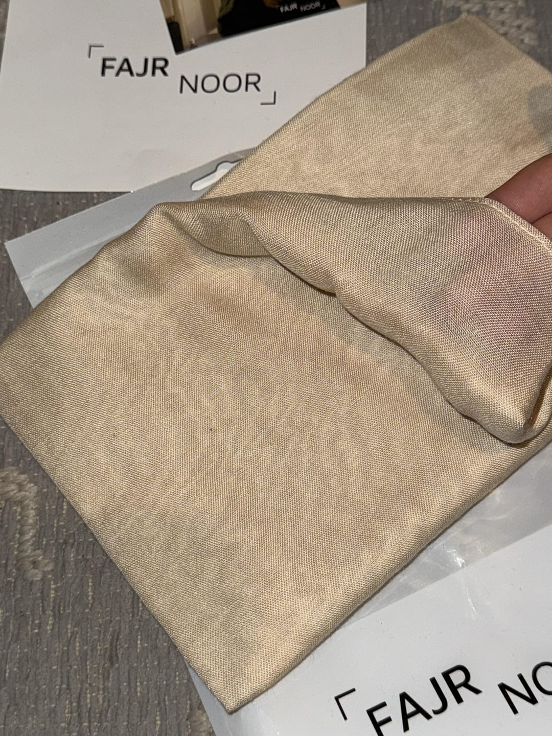 Customer photo review of Premium Modal Hijab - Vanilla