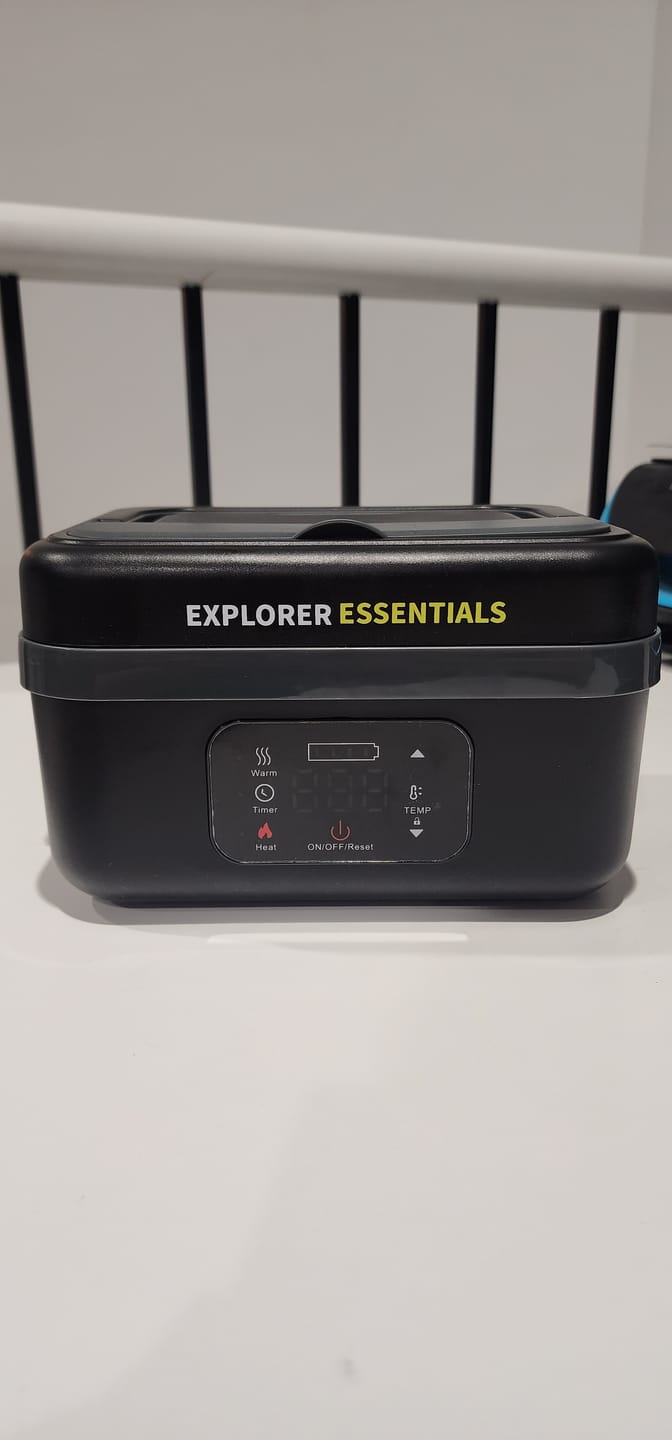Customer photo review of Explorer Heating Lunchbox™ - Portable And Convenient