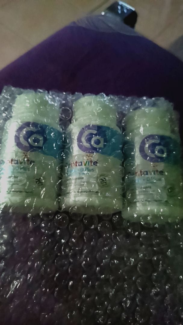 Customer photo review of Calcium, Vitamin B1, B2, Vitamin D3 & Taurine Milk Chewable Tablet