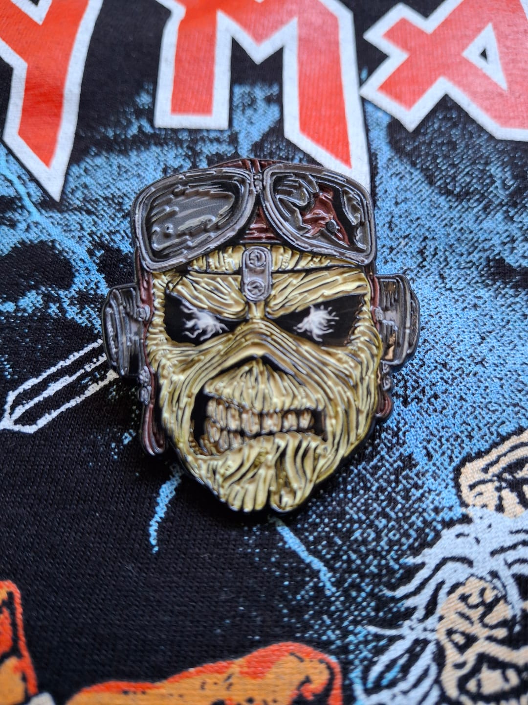 Customer photo review of Iron Maiden - Aces High - Pin