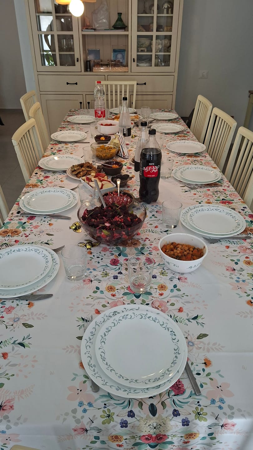 Customer photo review of מפת שולחן עופרי