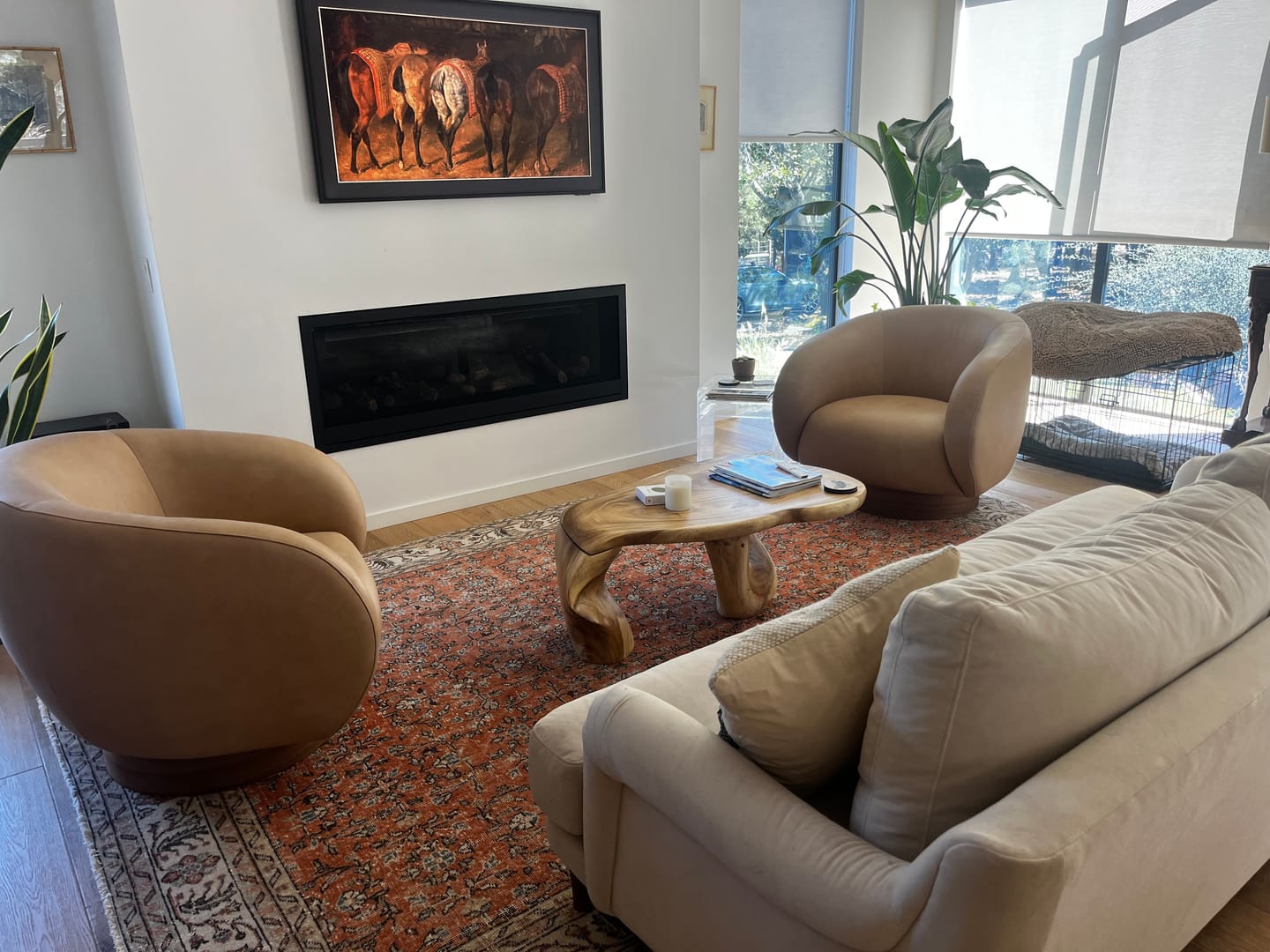 Customer photo review of Handcrafted Low Table For Functional Room Setup
