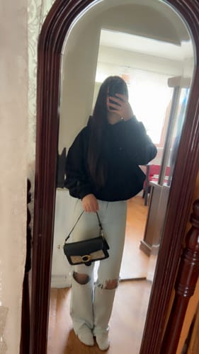 Customer photo review of BASICS HOODIE BLACK