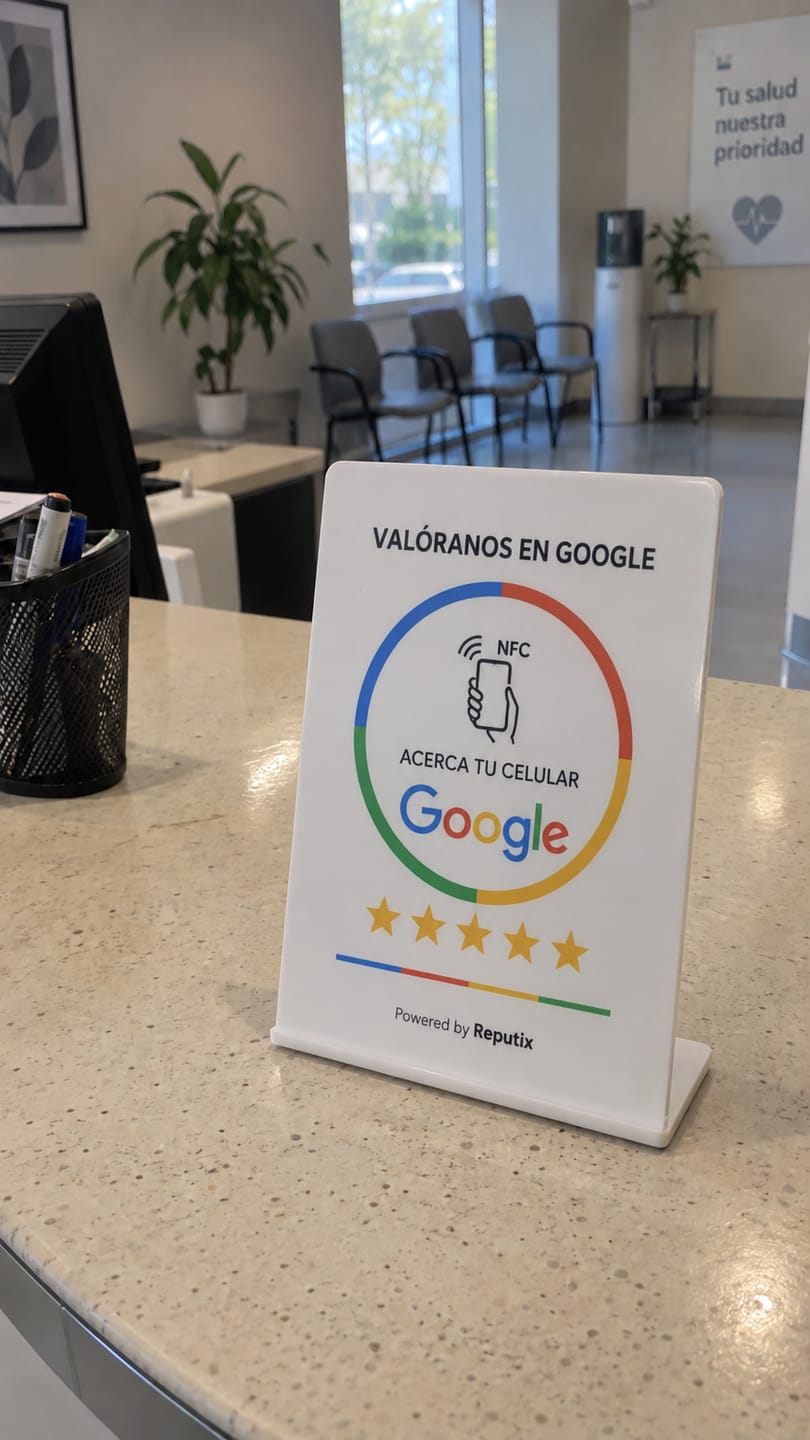 Customer photo review of Placa NFC - Google Reviews