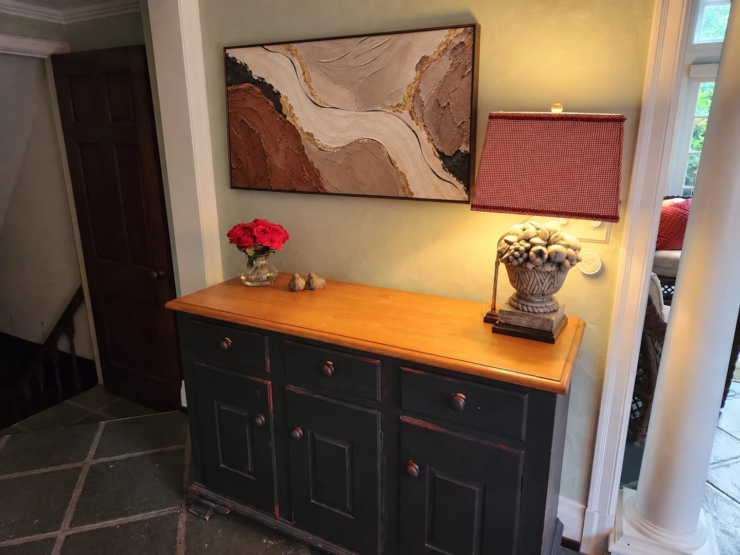Customer photo review of Textured & Impasto Art | Desert Stone Rhythm