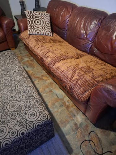 Customer photo review of Cosy Couch - Couch Cover