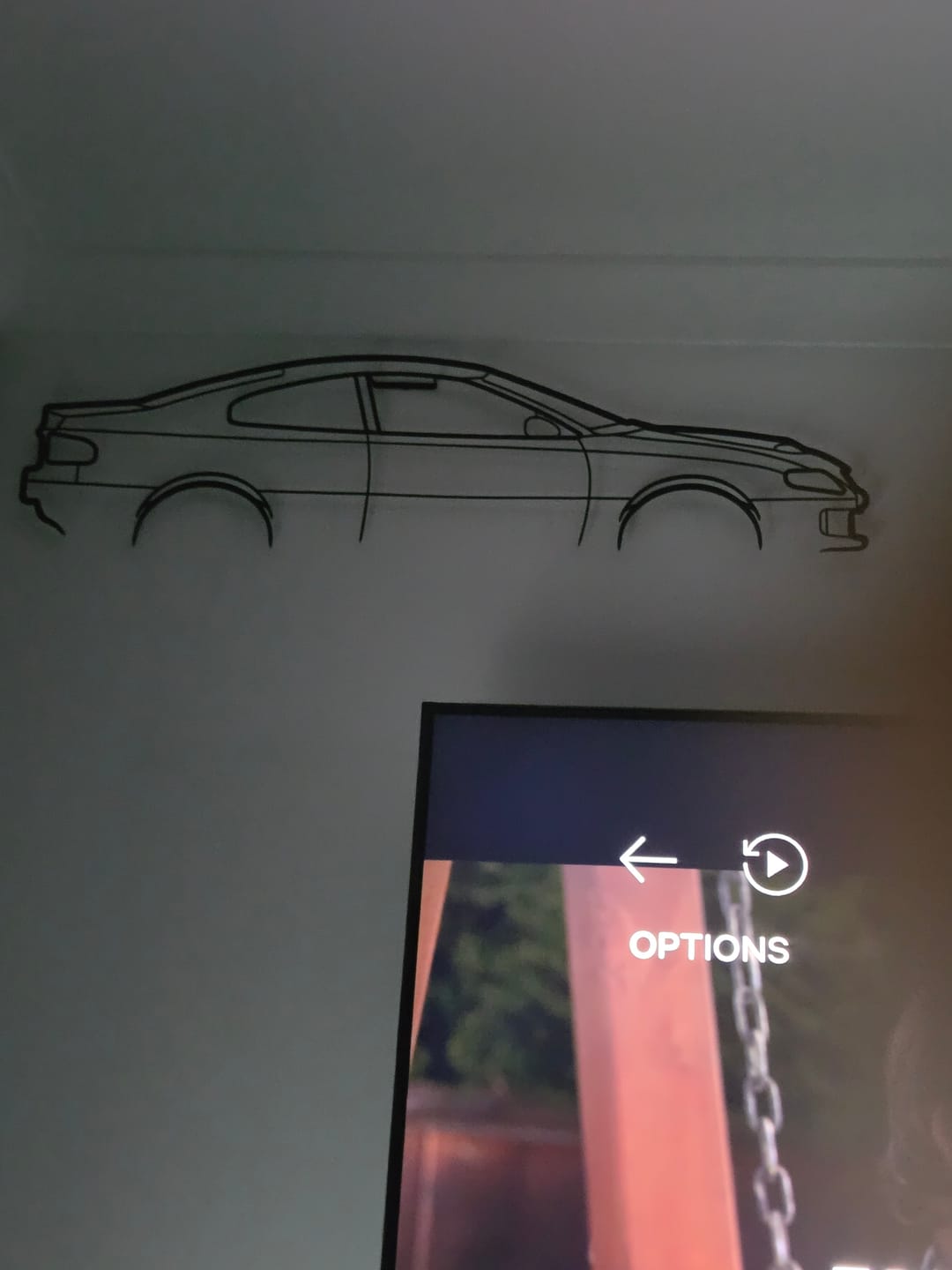 Customer photo review of Holden Monaro CV8-Z Metal Wall Art Silhouette