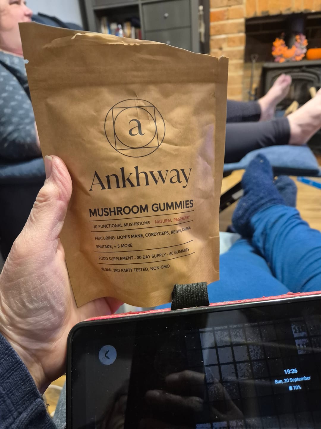 Customer photo review of Mushroom Gummies