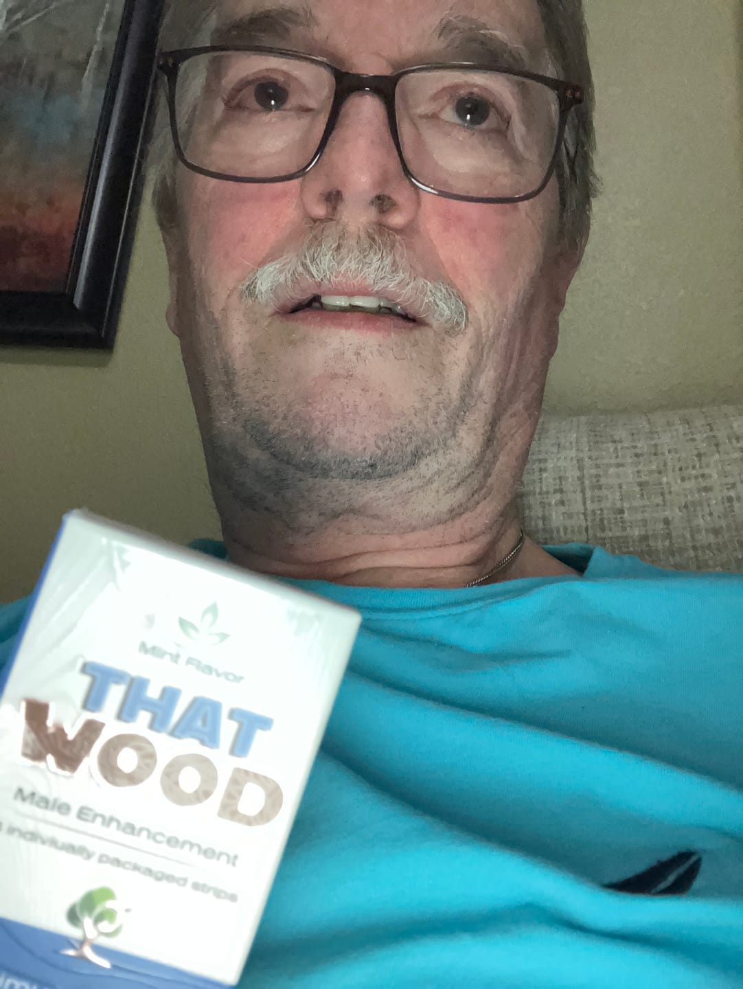 Customer photo review of That Wood Mint Strips- Male Enhancement Supplement