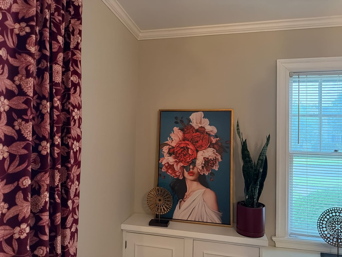 Customer photo review of Rose Veil Print