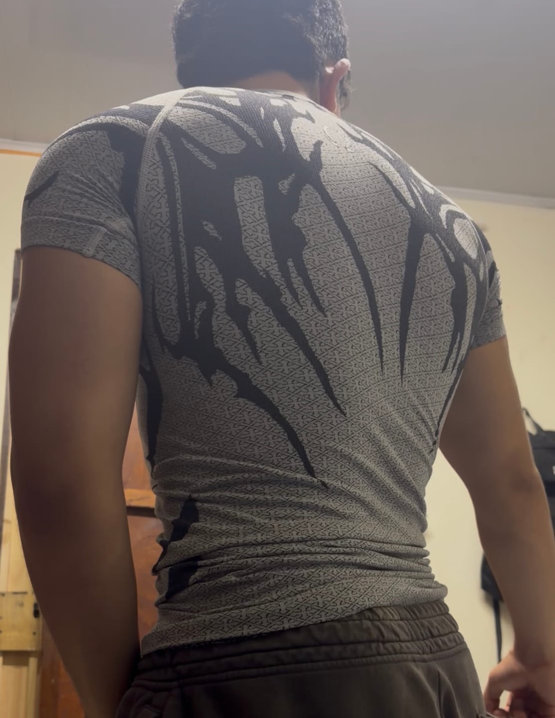 Customer photo review of Doom Tech™ Armored shortsleeve Compression [DIVINE WHITE]